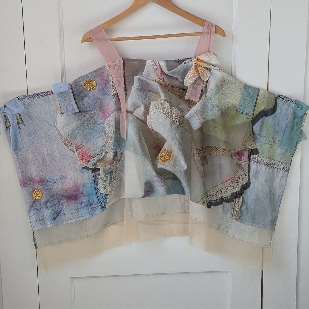 IPNG Never Enough Shawl Blouse Butterfly Fairycore Garden Party One Size - Picture 5 of 10